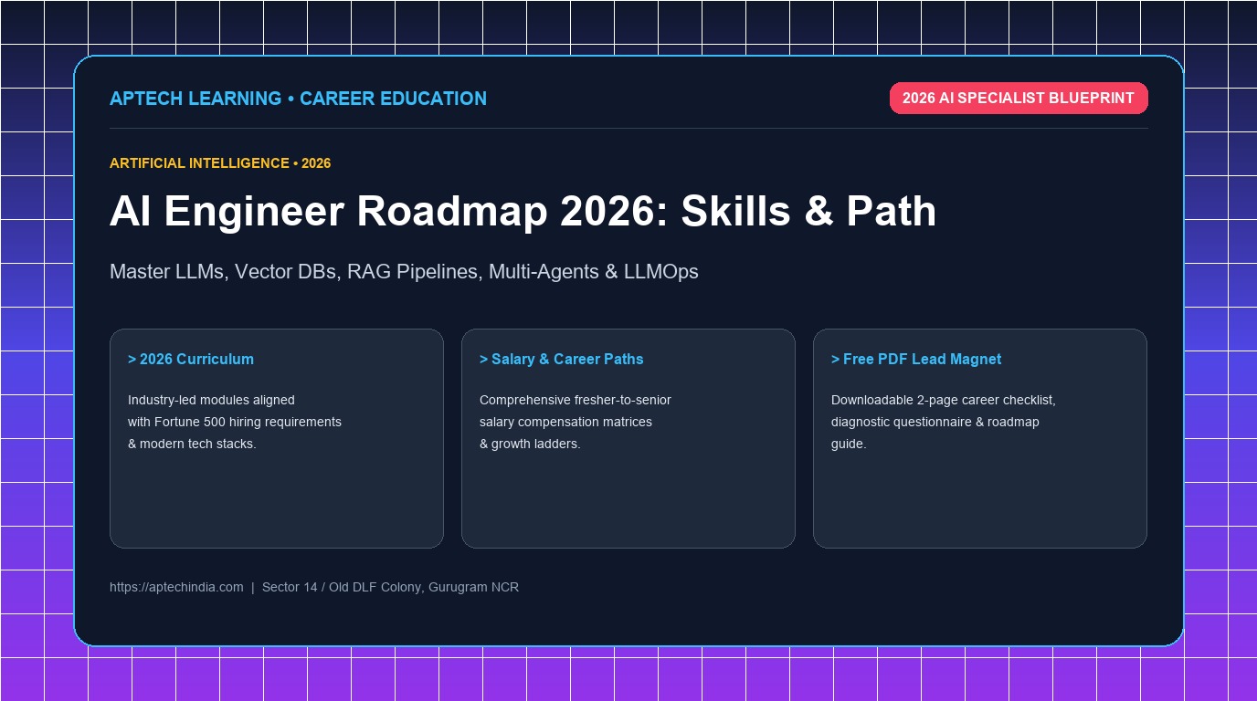AI Engineer Roadmap 2026: Skills, Tools & Career Path (Complete Guide)