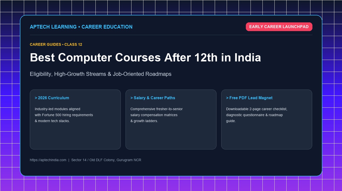 Best Computer Courses After 12th in India 2026: High-Salary Tech Career Guide