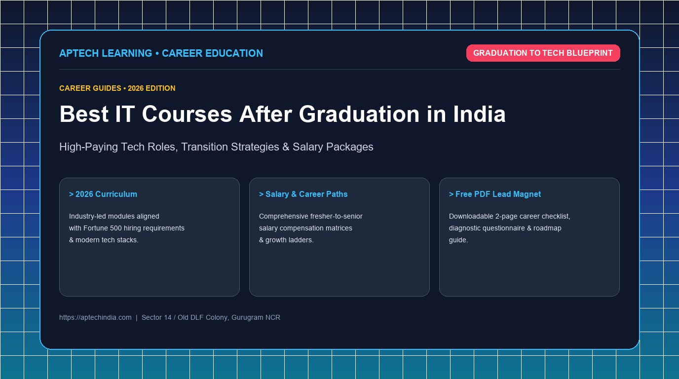 Best IT Courses After Graduation in India 2026: Career Options & Job Roles