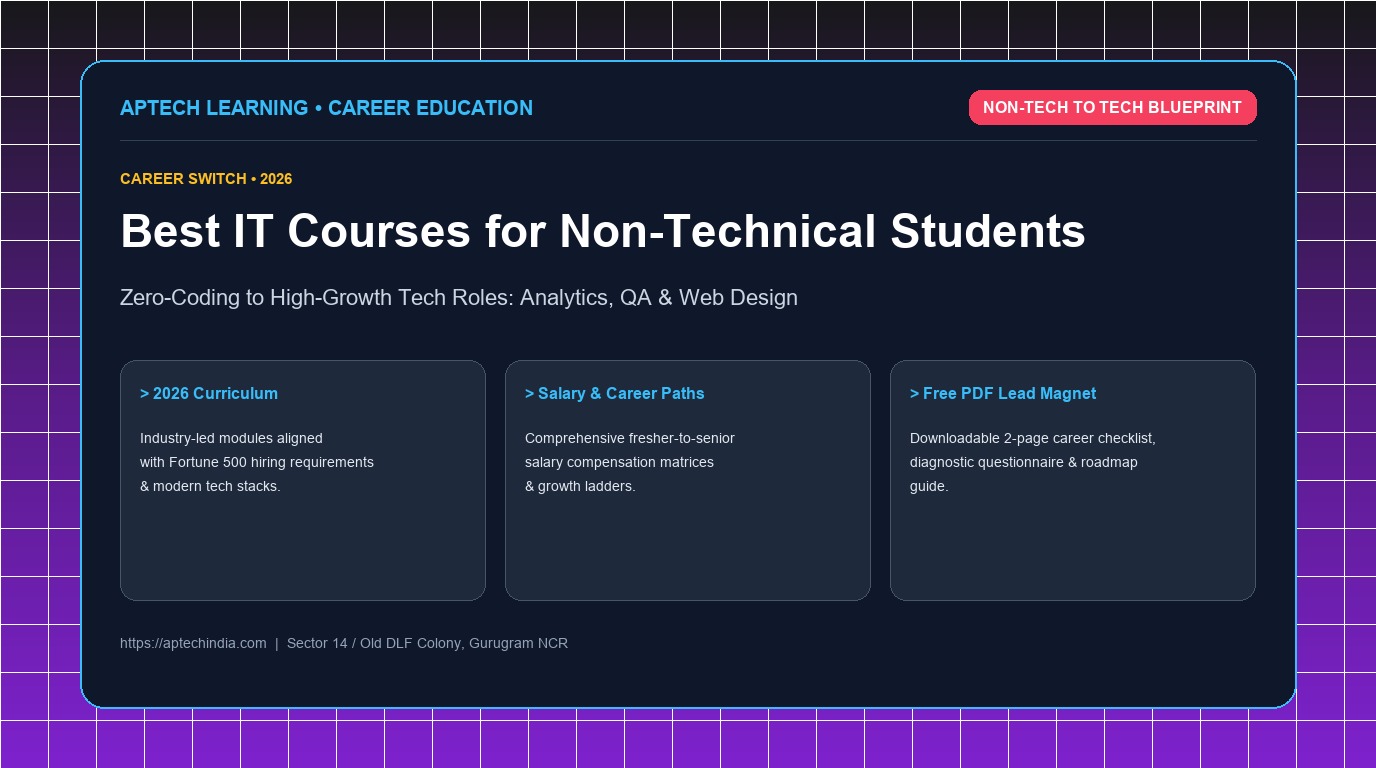 Best IT Courses for Non-Technical Students in 2026: Zero-Coding to High-Growth Tech Careers