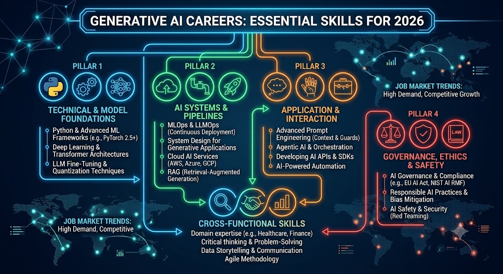 Generative AI Careers 2026: Skills You Need to Get Hired
