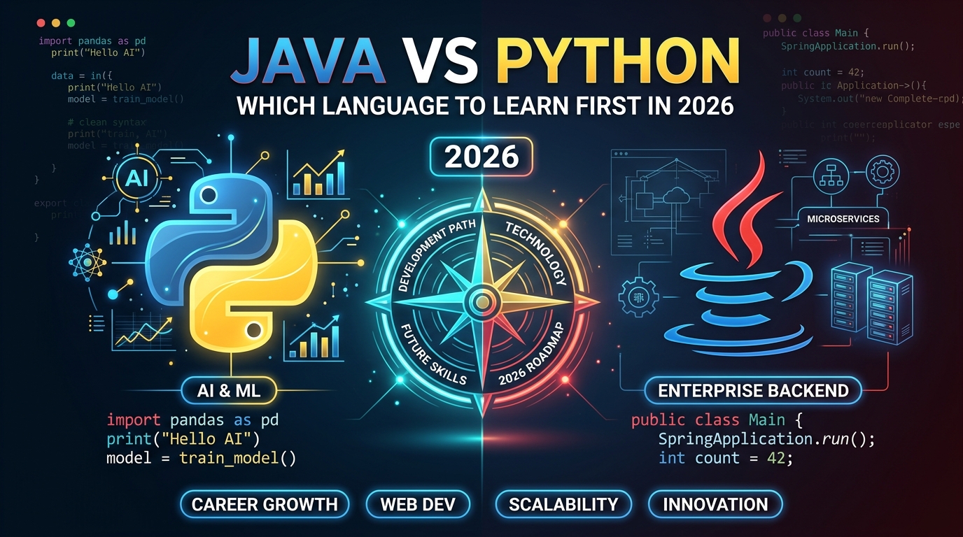 Java vs Python: Which Language Should You Learn First in 2026?