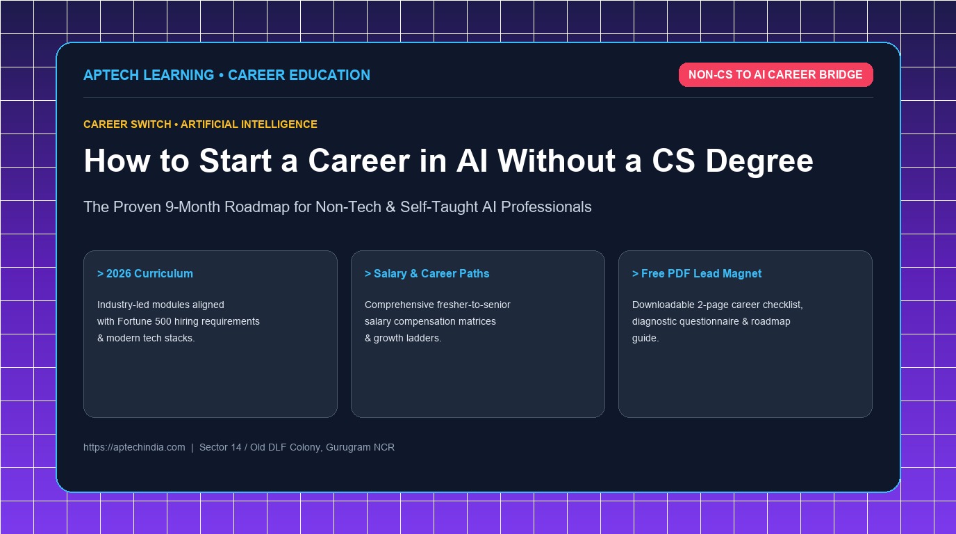 How to Start a Career in Artificial Intelligence Without a CS Degree (2026 Roadmap)