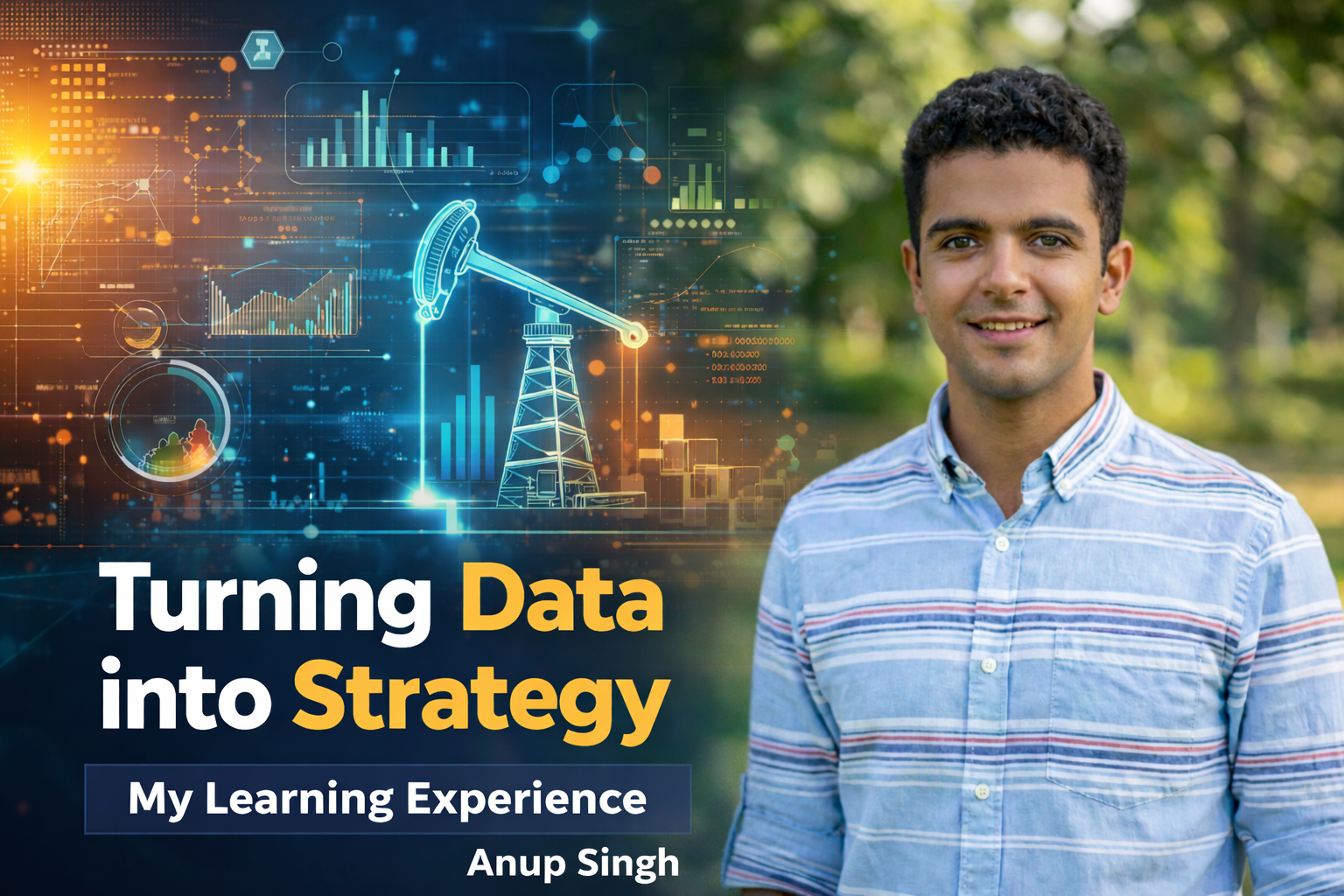 Data analytics concept showing how raw data is refined into valuable business insights and digital growth strategies